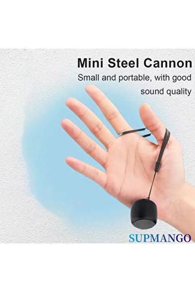 Choice مكبر صوت M1 أسود محمول بتقنية البلوتوث ومكبر صوت محيطي ستيريو صغير الحجم مزود بمنفذ USB خارجي