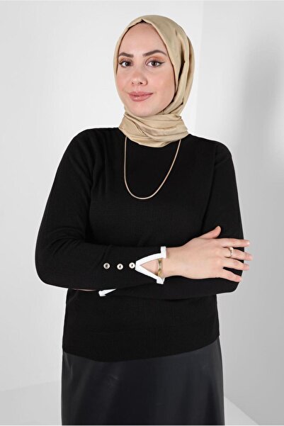 Alvina BİSİKLET YAKA TRİKO KAZAK 44053-1