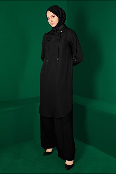 Alvina EYE DETAILED HOODED TUNIC 43269