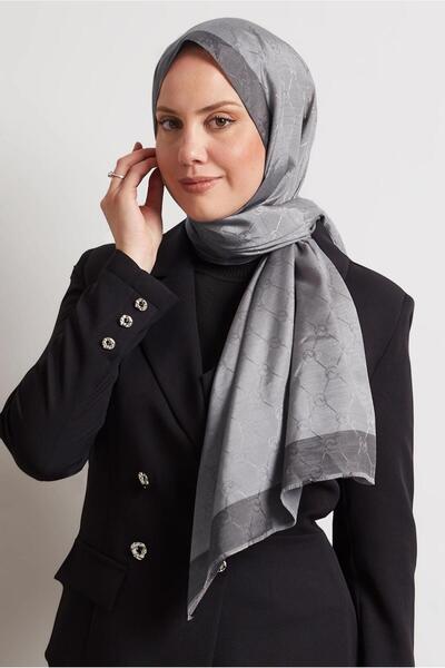 Alvina ALVİNA JAKARLI MONOGRAM ŞAL 8542