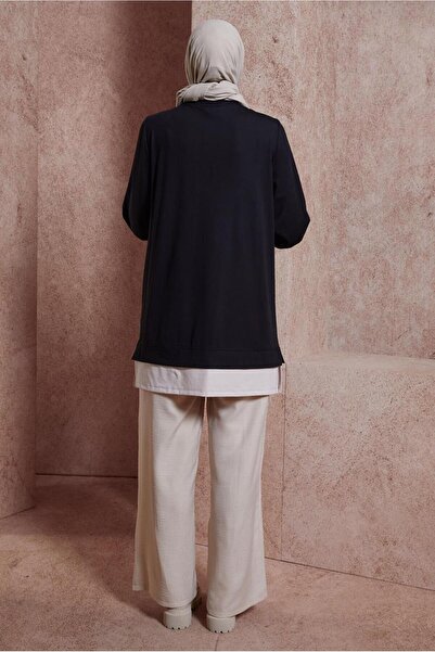 Alvina Tracksuit Tunic - Tassel Detailed, Model 44559