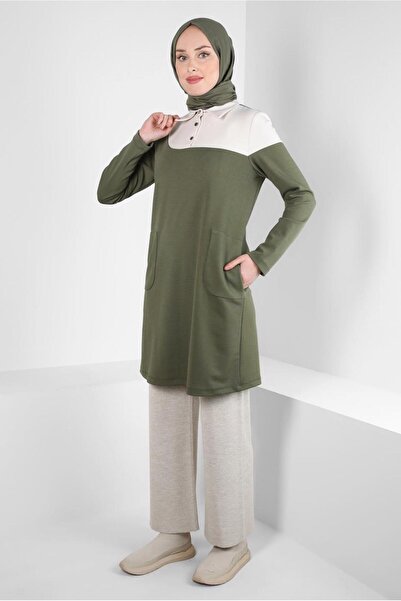 Alvina İKİ RENKLİ TUNİK 44268