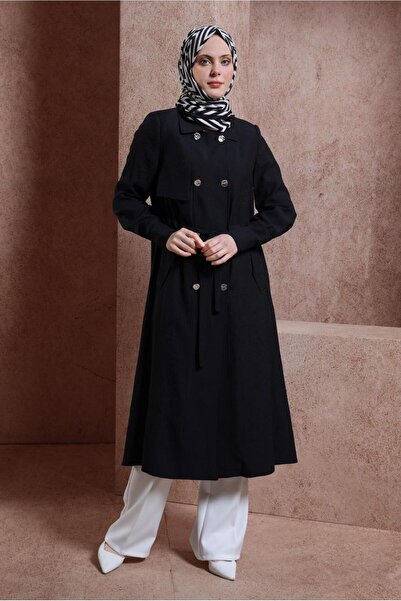 Alvina BELİ BÜZGÜLÜ TRENÇKOT 10850