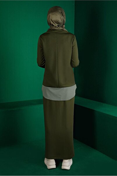 Alvina SHIRT PIECE DETAILED DOUBLE SKIRT SET 43413