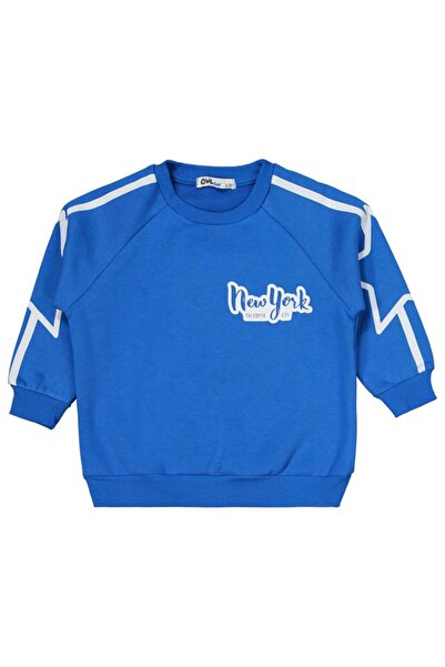 Civil Boys New York Yıldız Baskılı 2-5 Yaş Eşofman Takımı - Mavi 4-5 Yaş