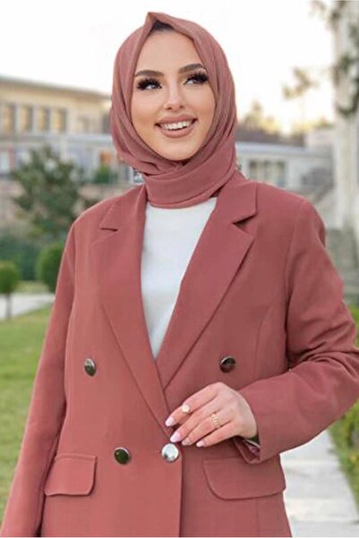TRENDTESETTÜR KADIN PEMBE (GÜLKURUSU) KLASİK PANTOLONLU TAKIM 2538