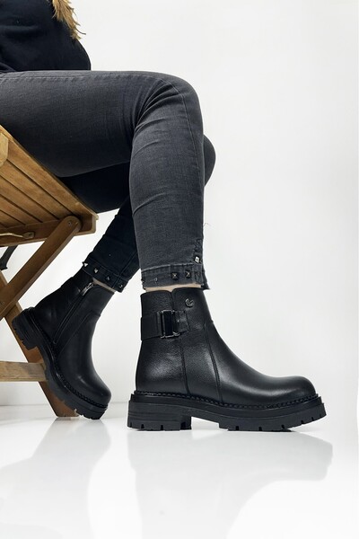 Diego Carlotti Γυναικείες καθημερινές μπότες από γνήσιο δέρμα DC2311