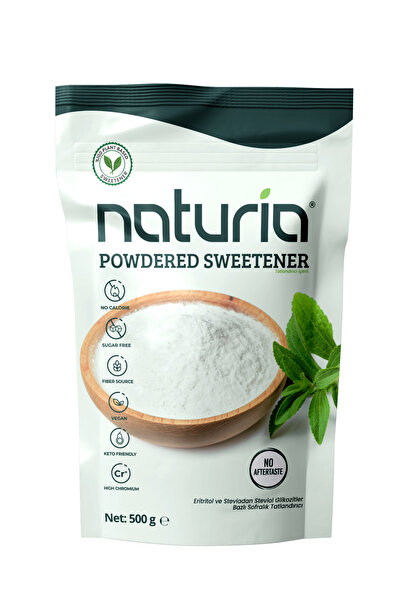 Naturia Stevialı Sıfır Kalorili Toz Tatlandırıcı (Krom İlaveli)