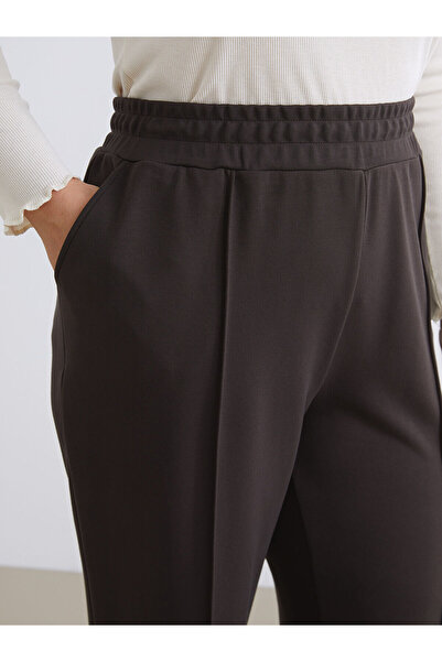 LC Waikiki Plus Size Women's Sweatpants with Elastic Waist