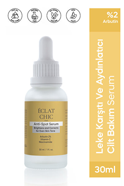 Eclat Chic Leke Karşıtı Ve Aydınlatıcı Cilt Bakım Serumu (ALPHA-ARBUTİN %1.5 ...