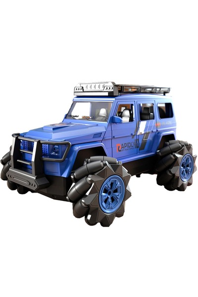 Timebox RC car, 2.4G 4x4 off-road, dual control & gestures, drift, stunts, LED, USB, blue