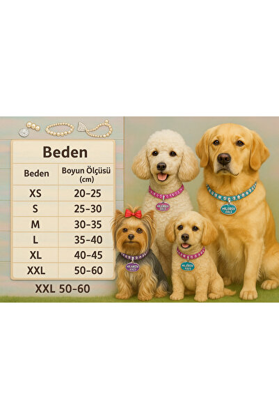 Çılgın saçlar köpek kolyesi boncuklu köpek kolyesi