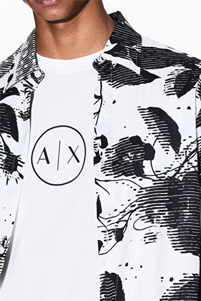 Armani Exchange Erkek Bisiklet Yaka T-Shirt