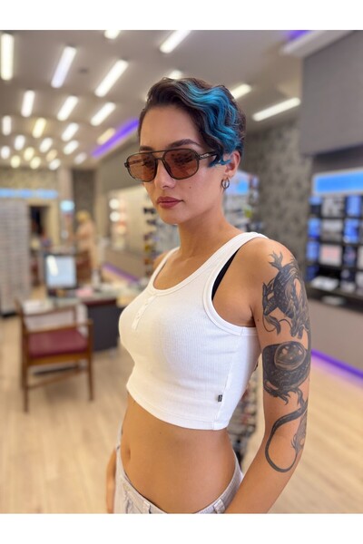 JULIANO Cuba Green/Orange 55 Sunglasses