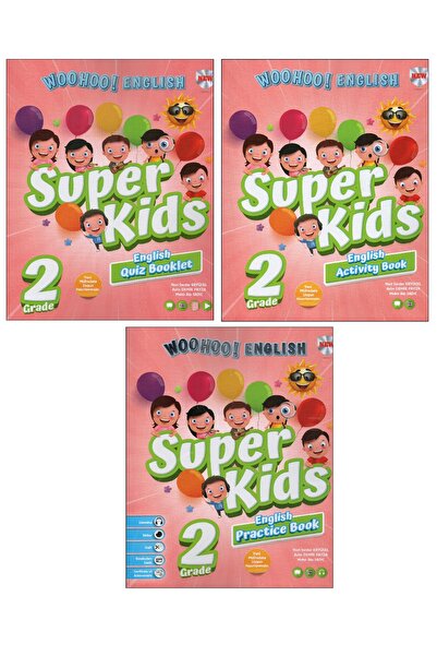 Kırmızı Beyaz Yayınları KIRMIZI BEYAZ 2. SINIF WOOHOO SÜPER KİDS SET (3 KİTAP)