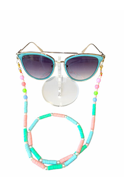 JULIANO سلسلة نظارات ملونة من فيمو - قلادة - سوار