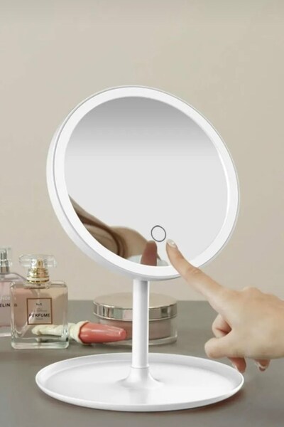 Reoona Led Işıklı Dokunmatik Masa Üstü Makyaj Aynası