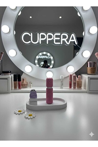 CUPPERA Parıldayan Elmas İşlemeli Mini Doldurulabilir Parfüm Şişesi 10 ML (Pe...
