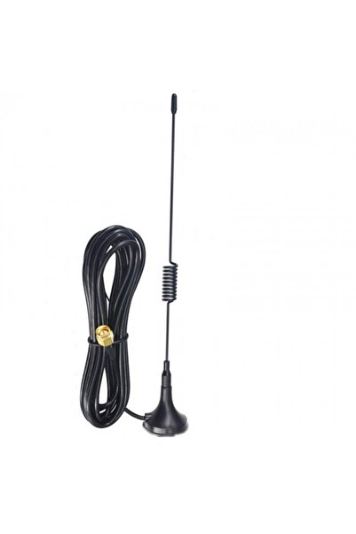 Leonpro 5 dbi sma anten 3 metre kablolu 25 cm içi iğneli sma anten