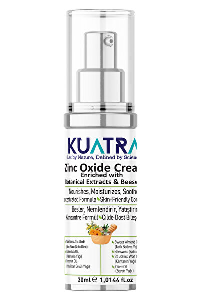 KUATRA Çinko Oksit Krem (PİŞİK ÖNLEMEYE YARDIMCI) Doğal Içerik