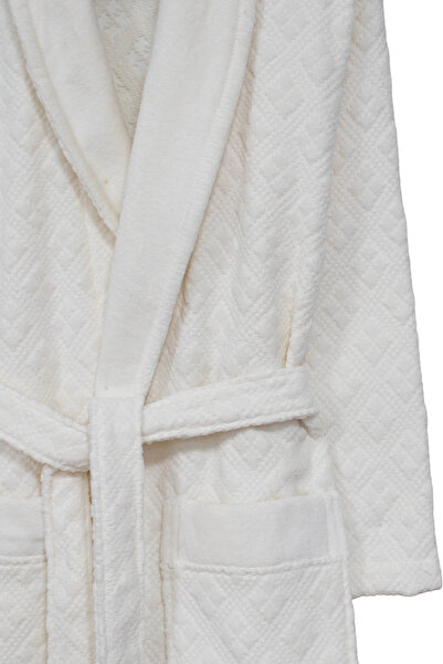 Class كريم المخملية القطن الجاكار شاليكا رداء حمام رجالي