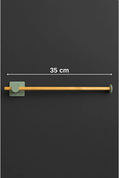 Fhilli Kendiliğinden Yapışkanlı Bambu Rulo Kağıt Havluluk Tutacağı 35 cm