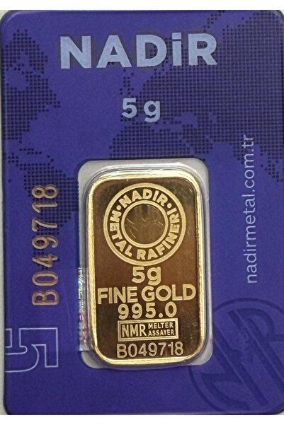 İar Nadir Gold veya 5 gr 995 24 Ayar Külçe Altın