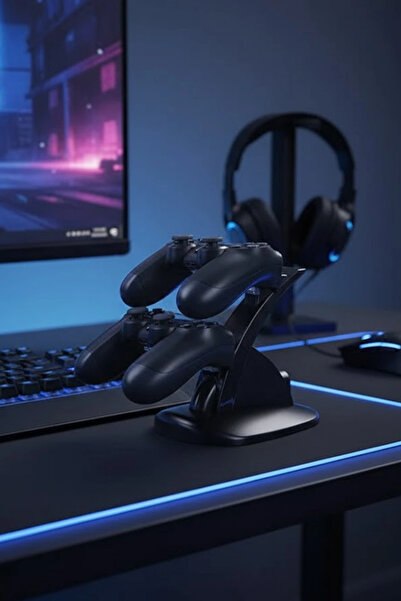 Blackbird Game Center Hepu TP4-0408B PS4 DualShock Kablosuz Oyun Kolu Şarj Standı
