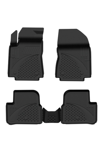 Sahler Citroen C3 HB 2016-2024 Uyumlu Araca Özel 4.5D Havuzlu Oto Paspas - C3