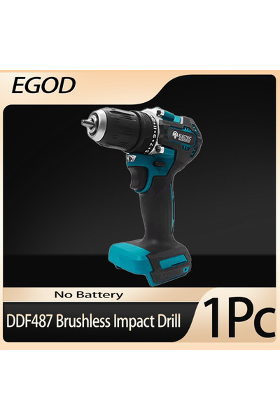 Choice No Battery EGOD Electric Goddess DDF487 Brushless Impact Drill Cordless Electric Driver Multifunctio