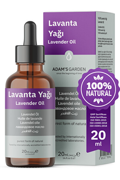 Adam's Garden Lavanta Yağı %100 Saf 20ml