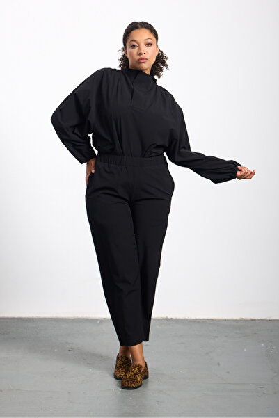 LUOKK Düz Kesim Geniş Pantolon