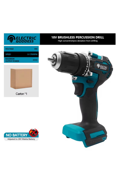 Choice No Battery EGOD Electric Goddess DDF487 Brushless Impact Drill Cordless Electric Driver Multifunctio