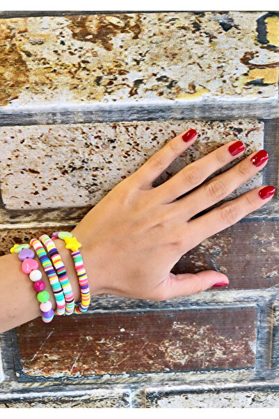 JULIANO Fimo Colorful Heart Ball Glasses Chain - Necklace - Bracelet