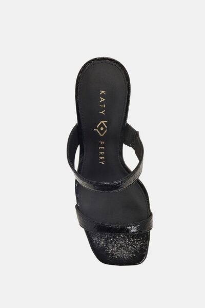 Katy Perry Women's Black Hollow Heeled Slippers