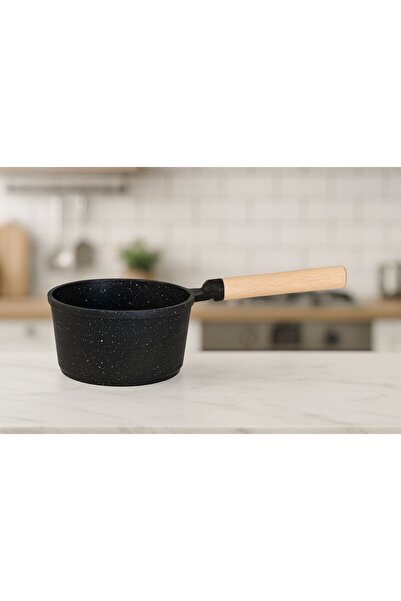 LAVONNI 14 Cm Döküm Sosluk Sütlük Tava - Siyah