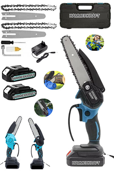 HAMMERKRAFT Dal Budama Testeresi Alman Teknoloji Profosyonel Kullanım Çift Ak...