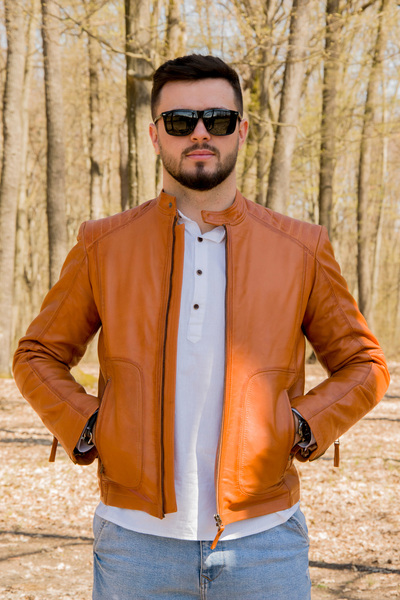 GeciDePiele Men's premium genuine leather jacket GDP-2121