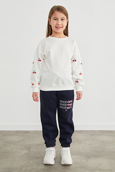 Fulla Moda 3-нитковий джоггер для дівчаток з принтом