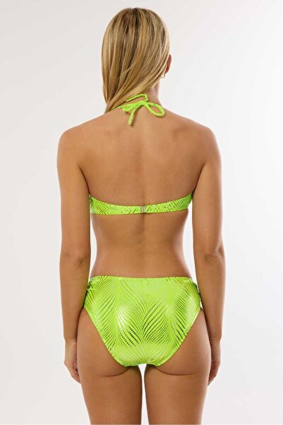 AYYILDIZ Σετ μπικίνι στράπλες 4600 Model Neon Yellow