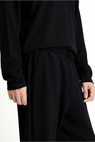 Kiğılı Home Σετ πιτζάμες με μακρυμάνικο λαιμόκοψη 3 τεμαχίων με σορτς