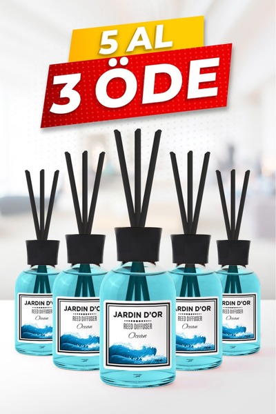 JARDIN D'OR 5 AL 3 ÖDE OCEAN REED DIFFUSER 110 ML / OKYANUS ÇUBUKLU ODA KOKUSU