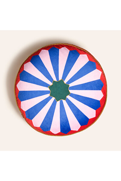 Zsa Zsa Zsu Hansı Dijital Baskılı Dolgulu Kırlent 40 Cm Renkli