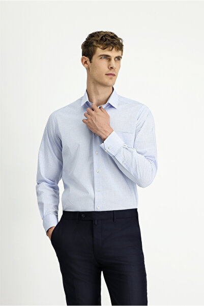 Kiğılı Μακρυμάνικο κλασικό καρό βαμβακερό πουκάμισο