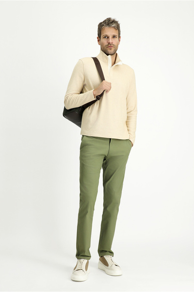 Kiğılı Slim Fit Slim Fit Καμβάς Lycra / Παντελόνι Chino