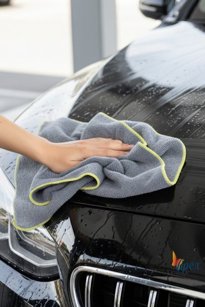 VİPEX 50X70 Vehicle-Auto Drying Cloth Tank Cloth Thick Texture 380 Gsm 2 Pieces