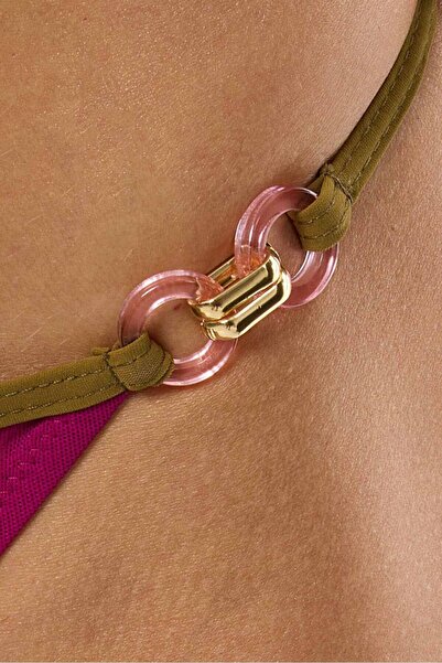 AYYILDIZ Σετ μπικίνι φούξια - Μοντέλο 4503