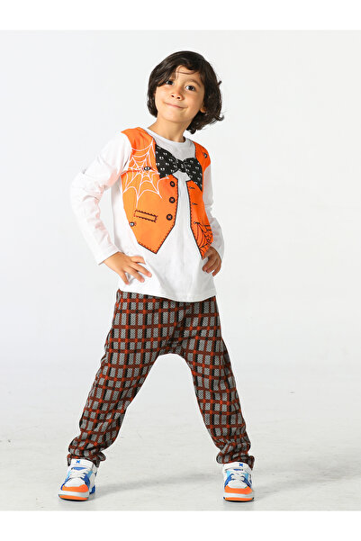 Casabony Set vestă și pantaloni cu imprimeu Spider