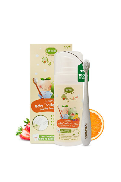 ENFANT EF Organic Plus Baby Toothpaste Gel Infant & Toddler Oral Care Organic Plus Gel 1 Year+ 30ML
