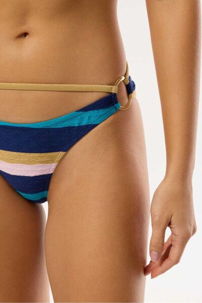 AYYILDIZ 4649 Navy Patterned Bikini Set